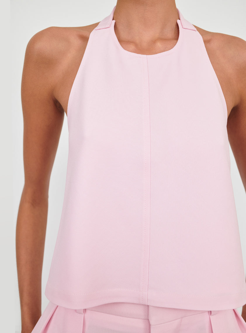 Backless Halter Top